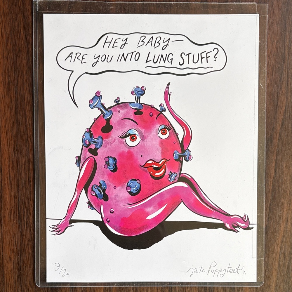 puppyteeth - covid art